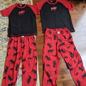 Matching holiday pj set!